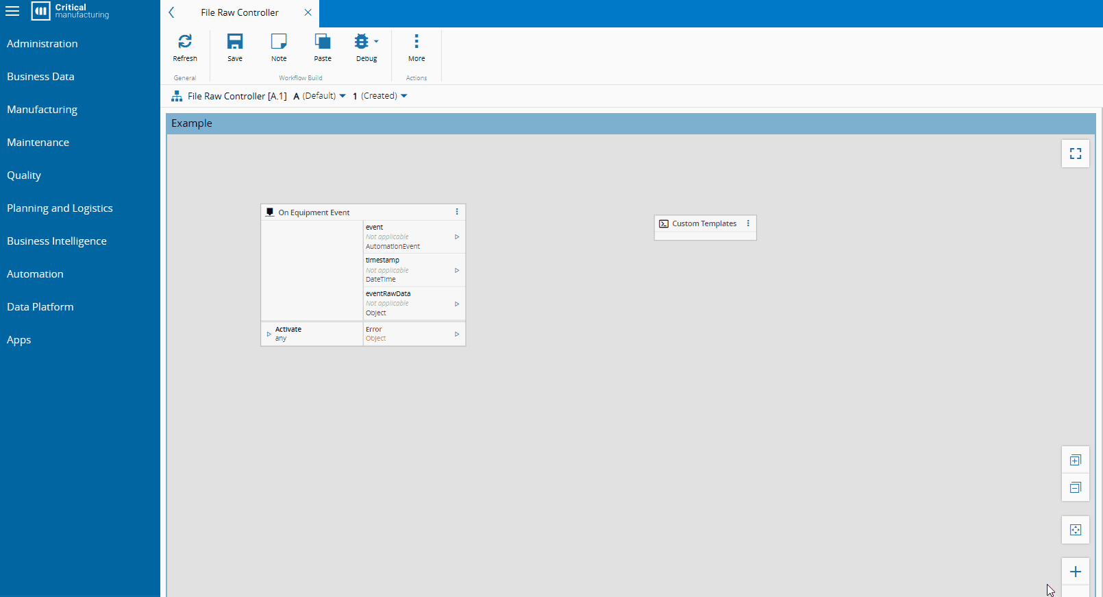 Custom Templates Example