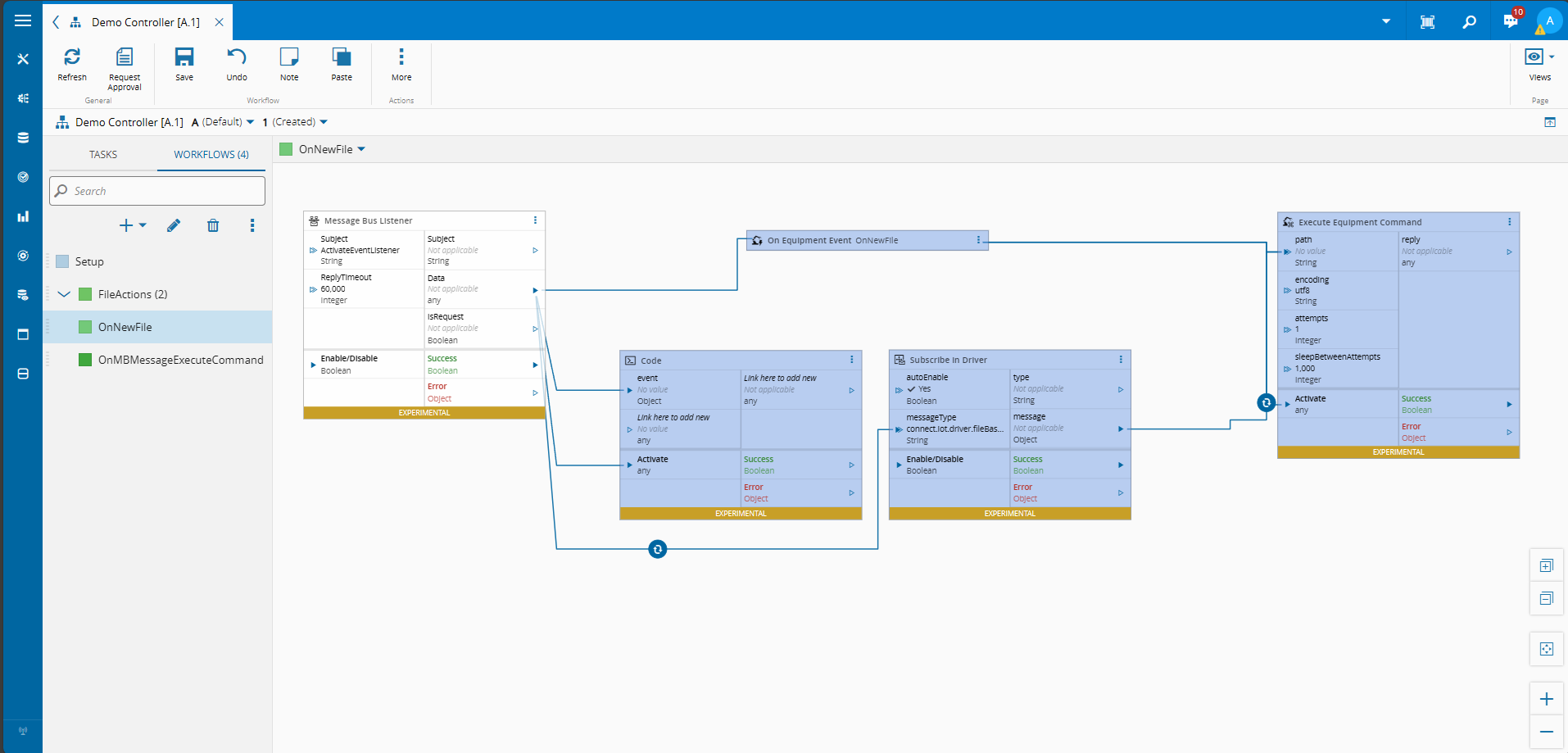 Code Custom Event Workflow