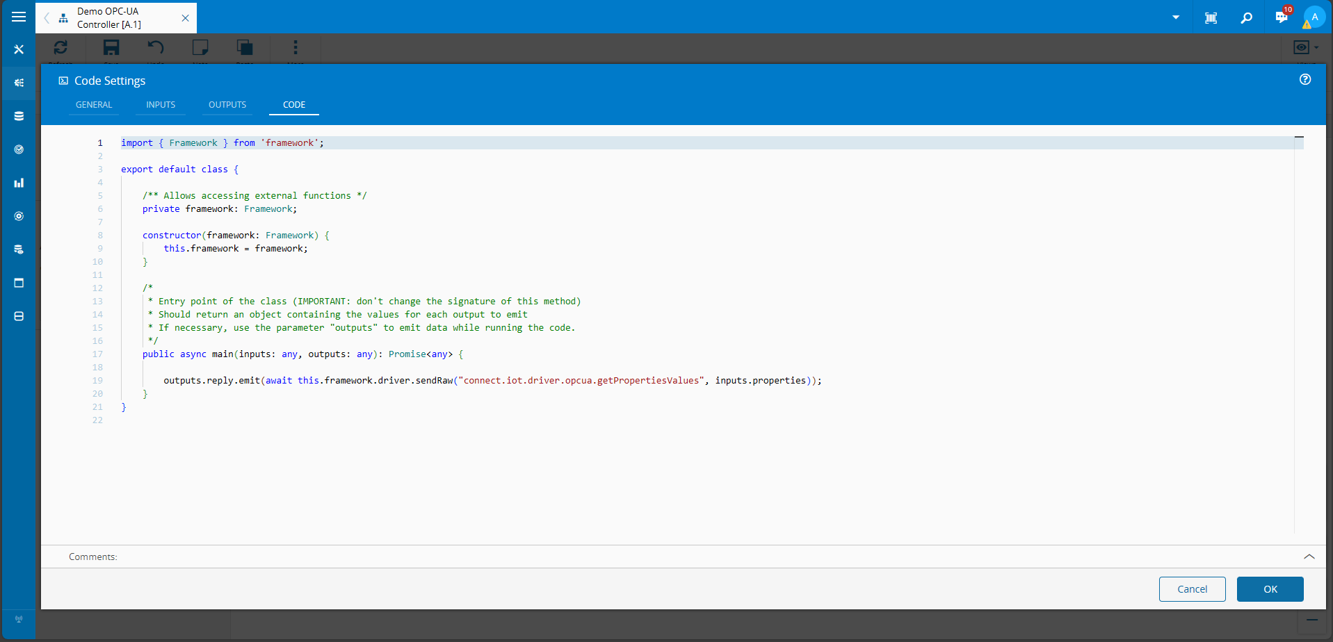 Get Property Code Task Workflow
