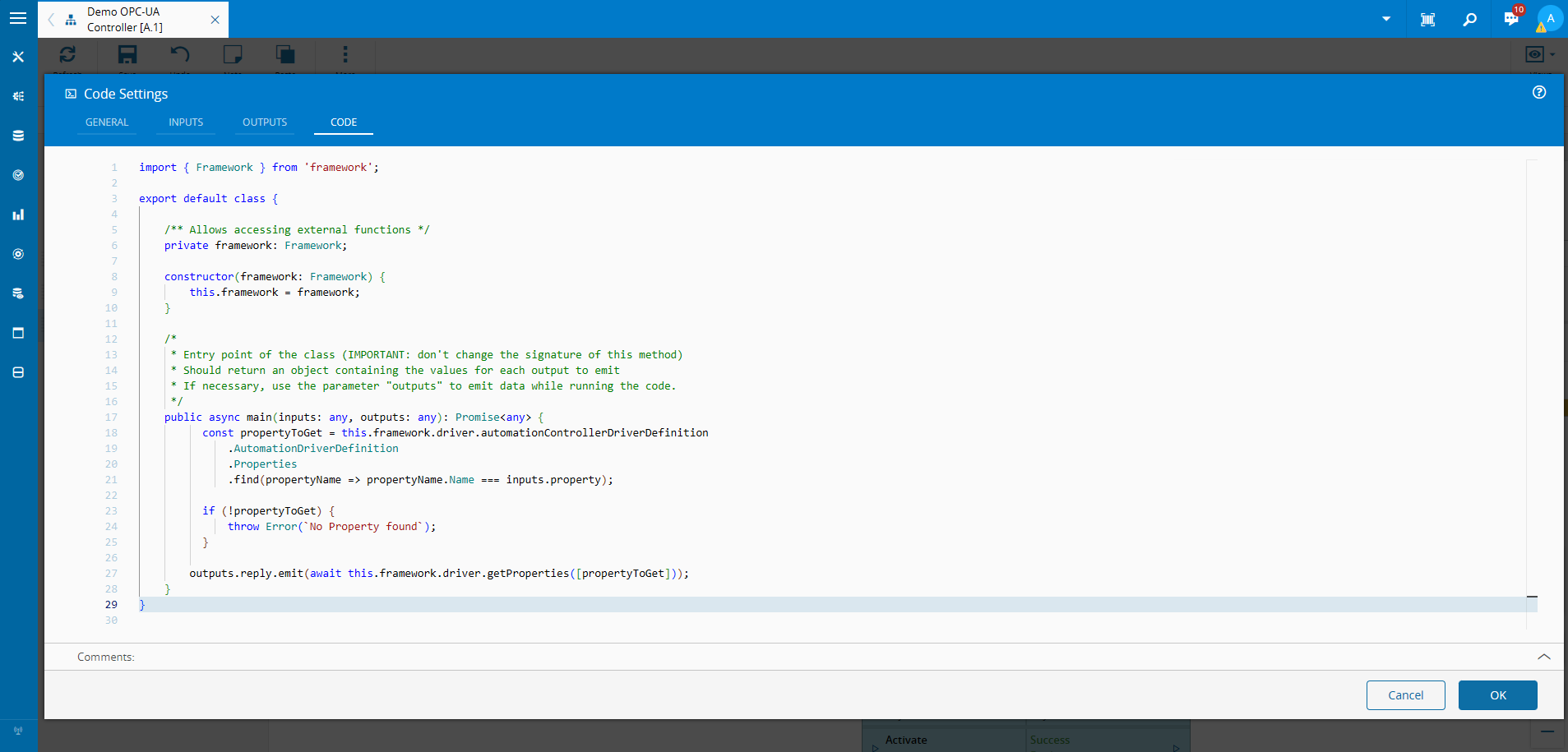 Get Property Driver Definition Workflow