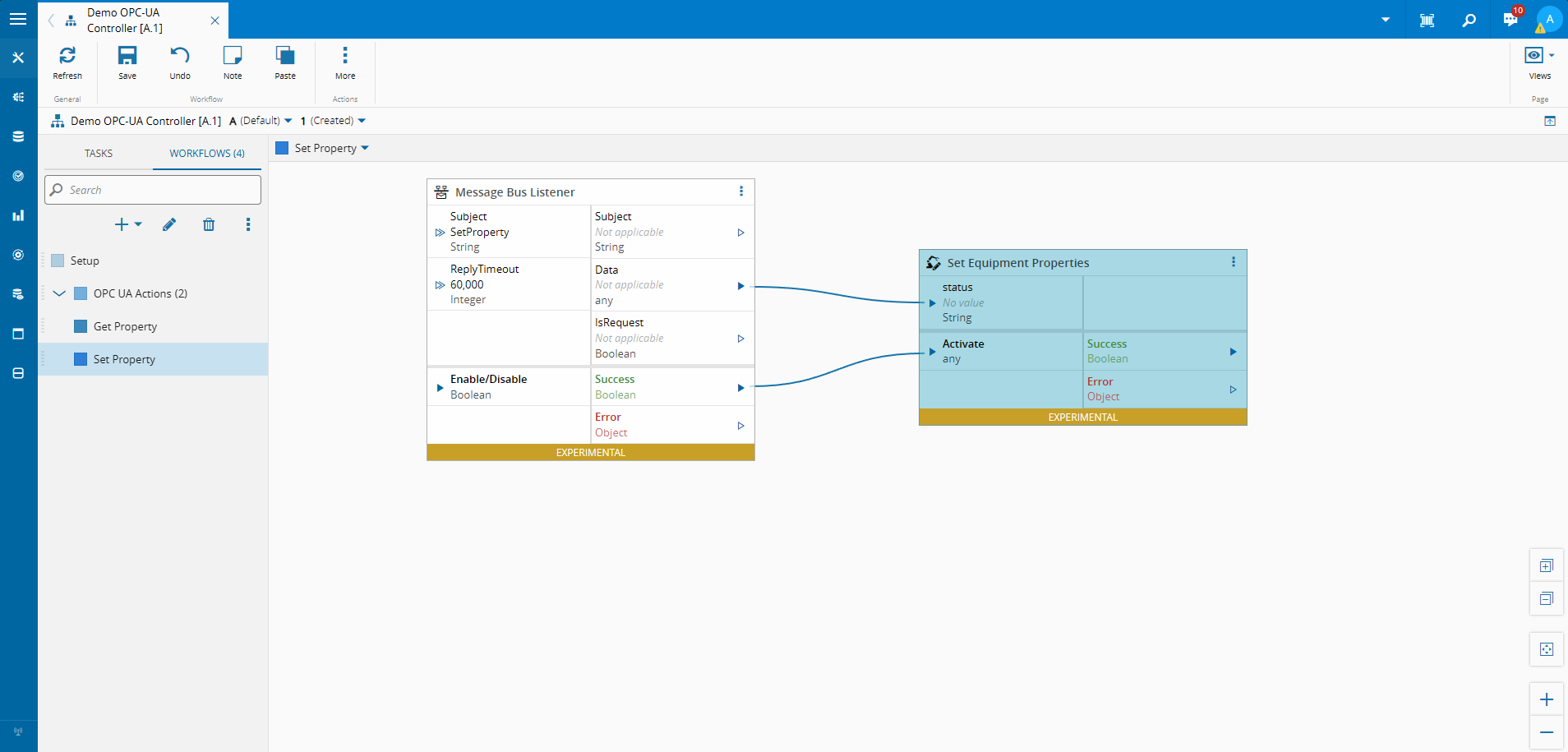 Set Property Workflow